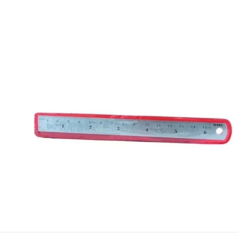 Penggaris besi 15cm KENKO