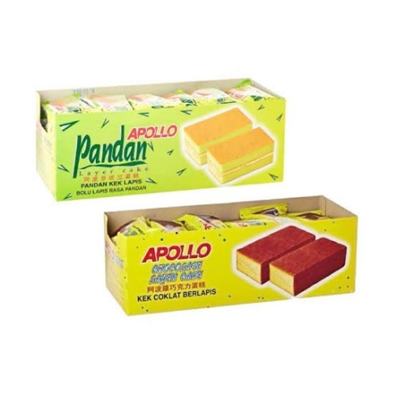 

Apollo Bolu Lapis Coklat/Pandan Box isi 24×18 gram