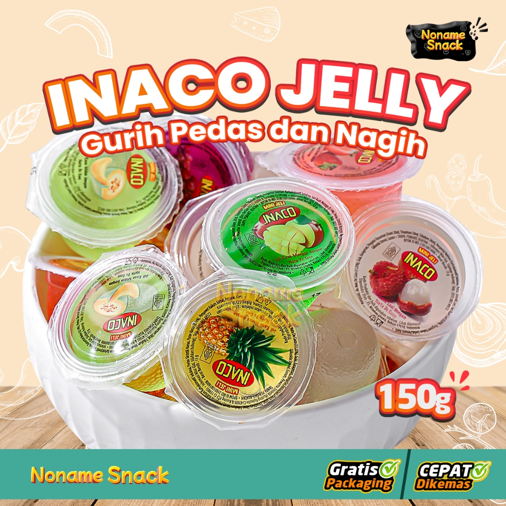 

NoName Snack - Inaco Jelly Agar Makanan Anak Grosir 350Gr