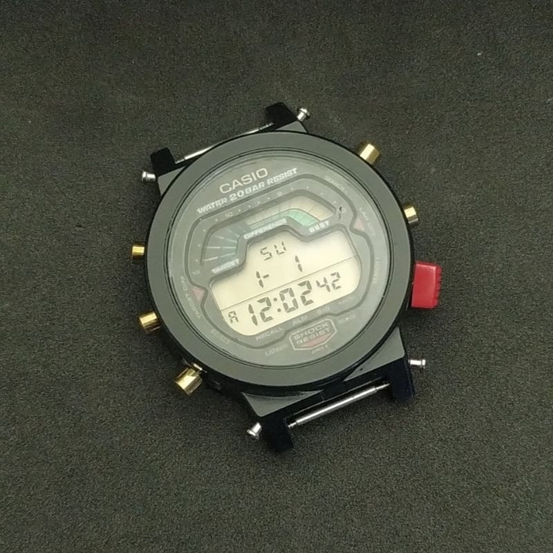 CASIO G-SHOCK DW-6000 1/1000 SEC MODULE 904 GOLD BUTTON