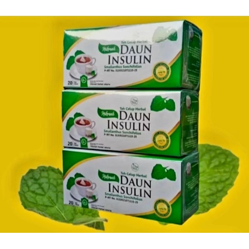 

TEH HERBAL DAUN INSULIN HIKMAH isi 20kantong