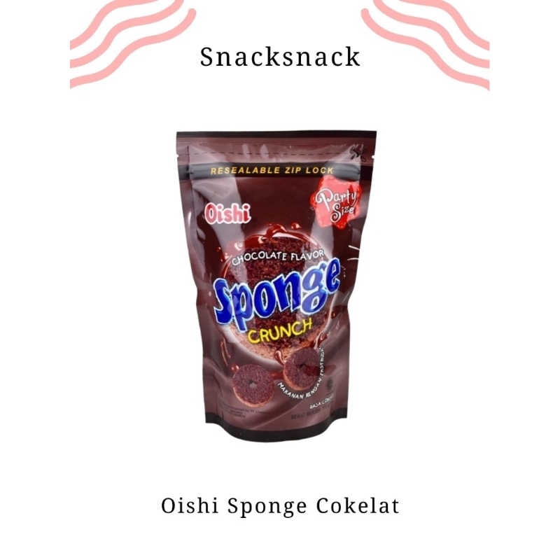 Snack Biskuit Oishi Sponge
