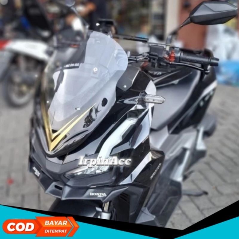 Visor Windshield ADV 160 ADV 150 Black Series Pendek Sporty model Thailan