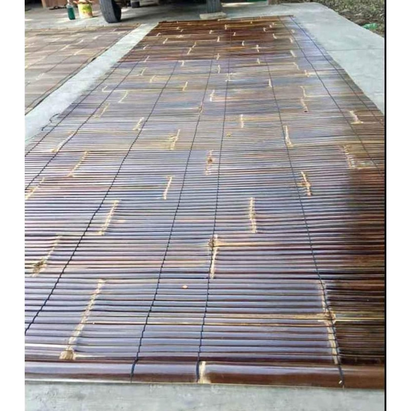 Tirai Kulit Bambu Gulung Tinggi 200 x Lebar 50 Free Katrol