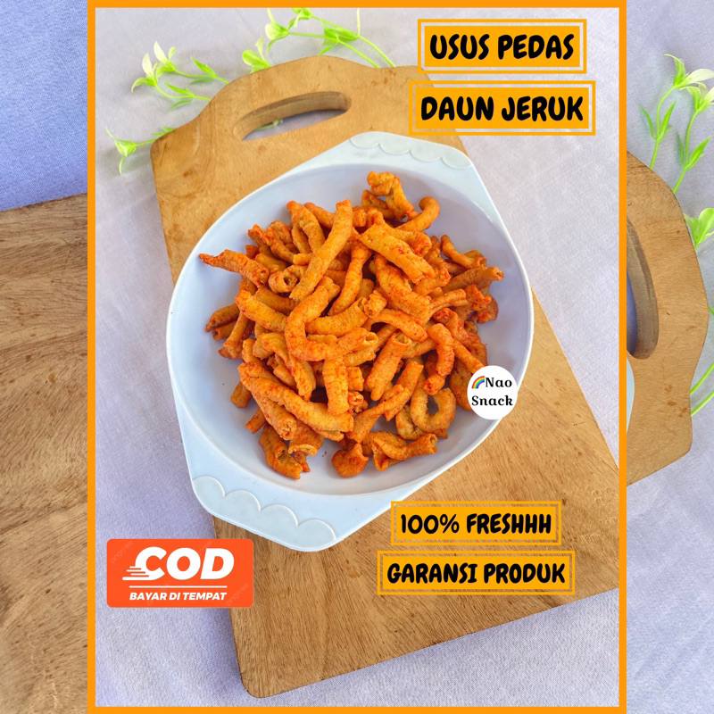 

Usus pedas Daun Jeruk 250gr Usus Crispy Kripik Usus