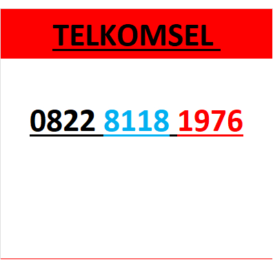 Nomor cantik telkomsel 4G 5G seri tahun 1976 0B22 8118 1976 r2200