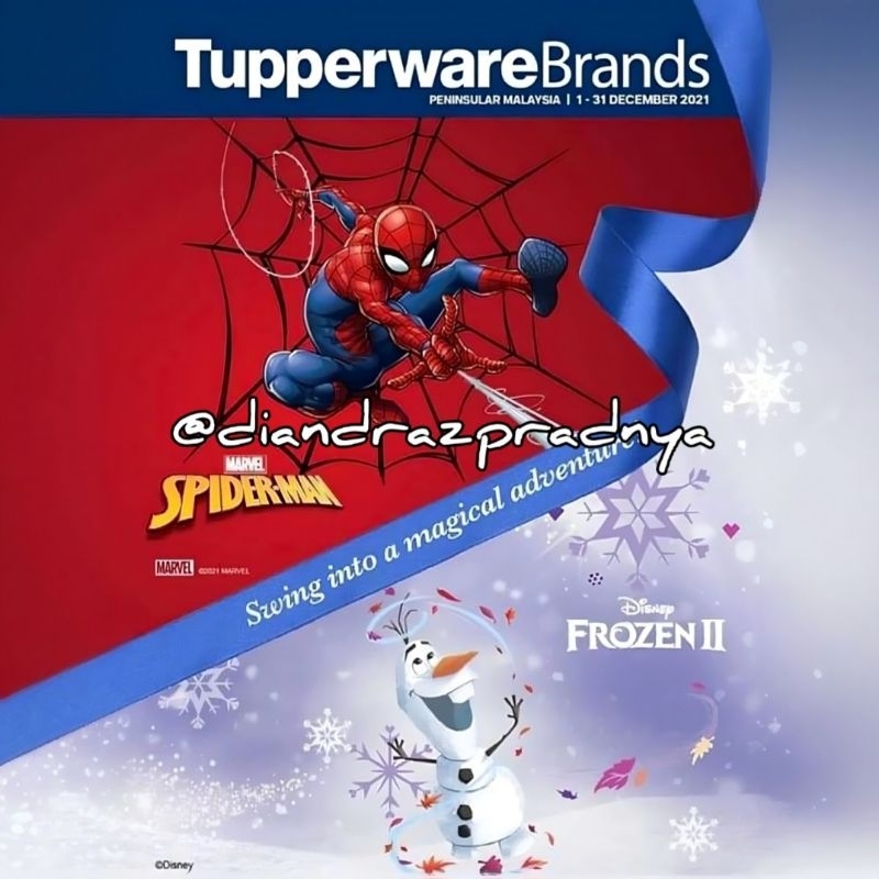 Spiderman - Frozen - Busy Bee Lunch Set Tupperware