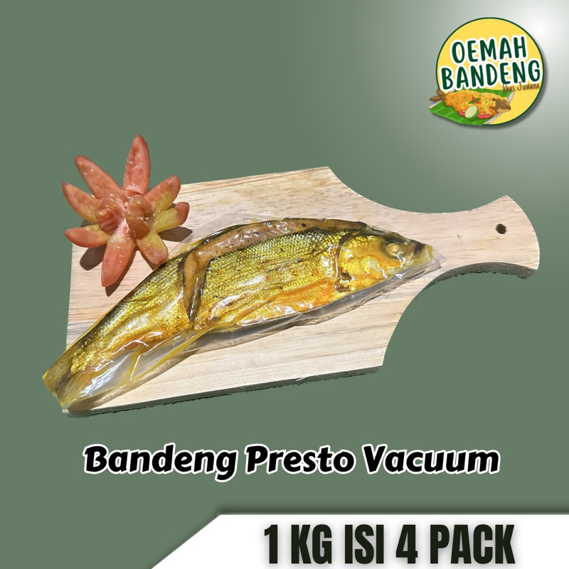 

PAKET 1 KG ISI 4 PACK BANDENG PRESTO VACUUM KHAS JUWANA | OEMAH BANDENG