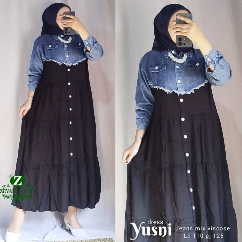 YUSNI DRESS NEW BY ZEVANA SOLO