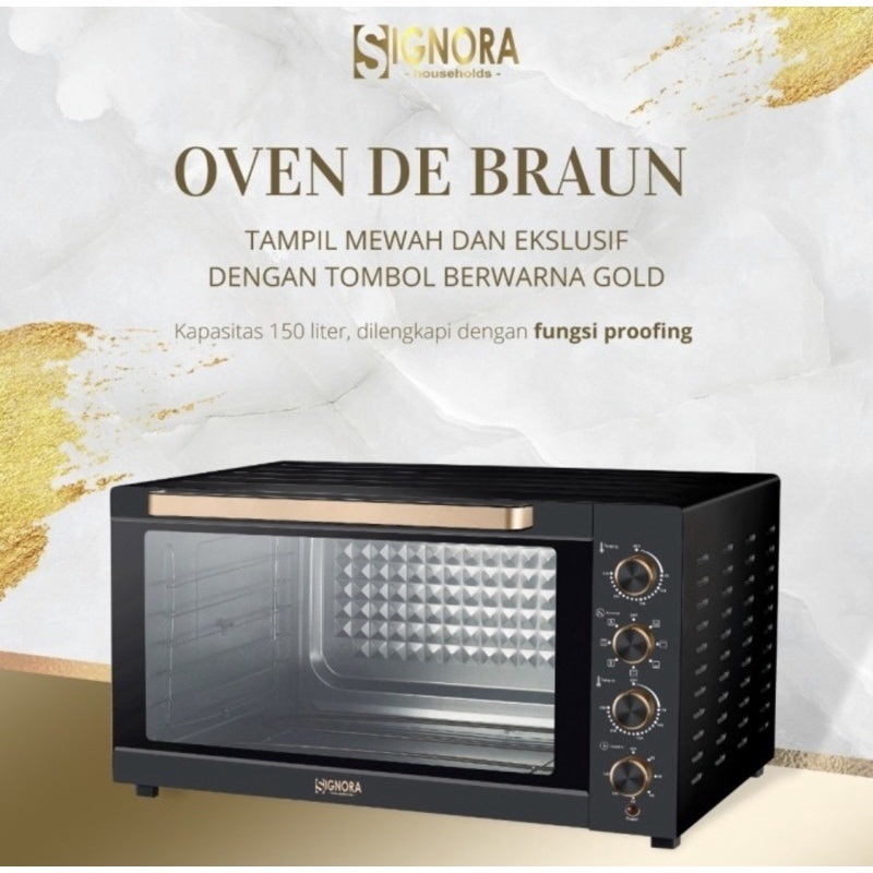 Signora Oven De Braun 150 Liter dan Bonus