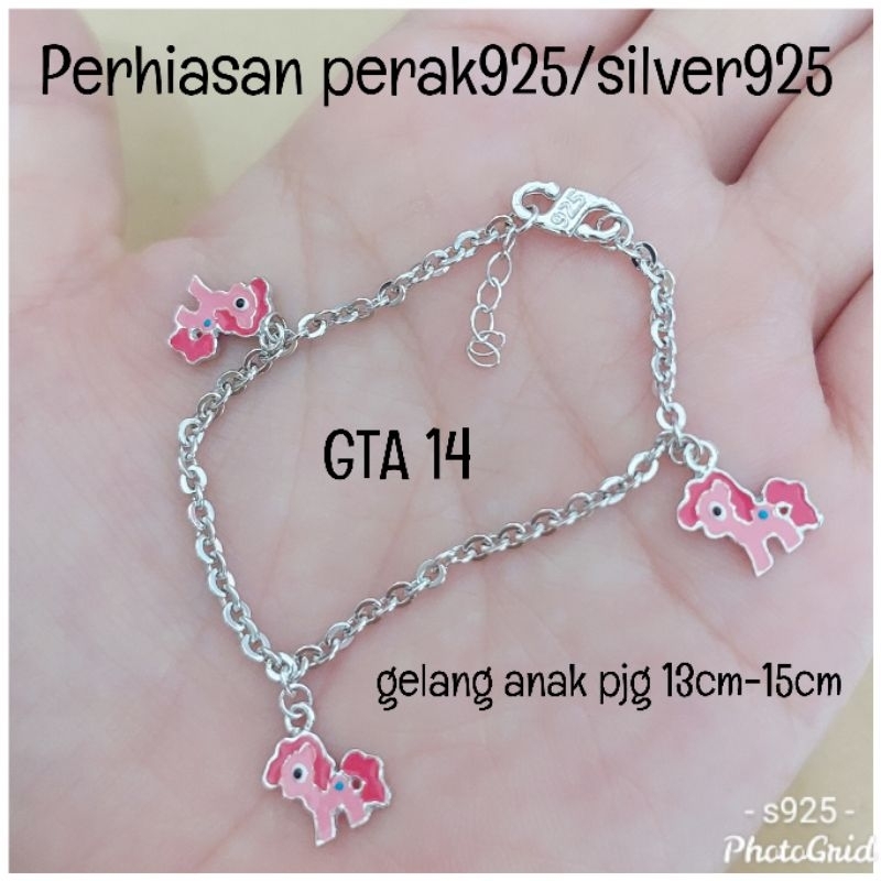 GELANG TANGAN ANAK KUDAPONI PINK GTA 14, GTA 47 , GTA 32
