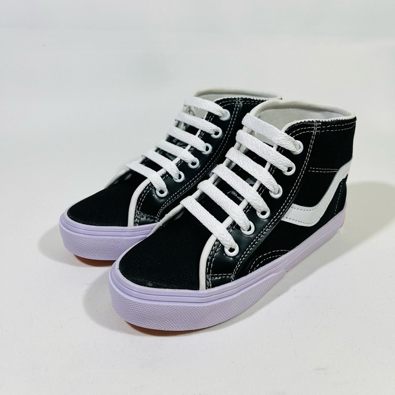 OGGE VENTELA PUBLIC HIGH BLACK NATURAL [JUNIOR]  / SEPATU VENTELA ANAK SD / SEPATU SNEAKERS TALI ANA