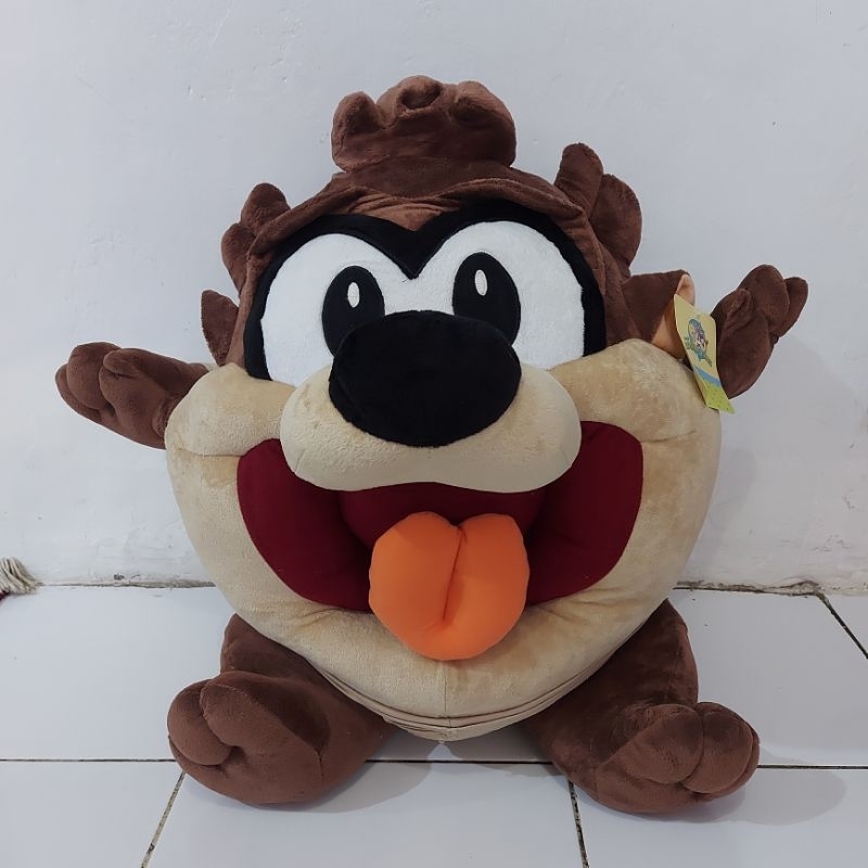boncheri.id Looney Tunes Tasmanian Devil Or1 BIG plush newtag 50cm / Boneka Tasmanian Devil Or1 50cm