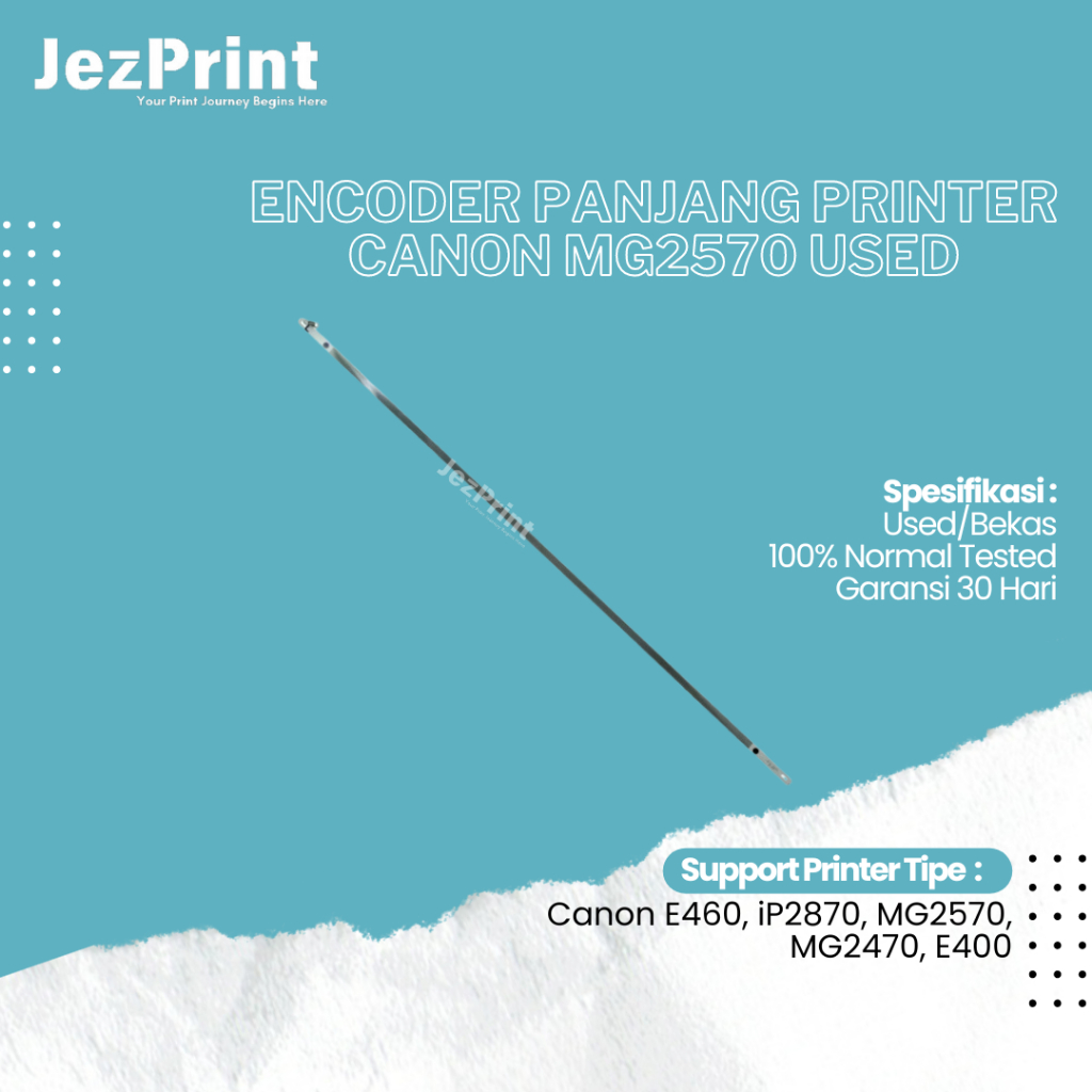 Encoder Panjang Canon ip2870 mg2570 mg2470 e400 Bekas Like New