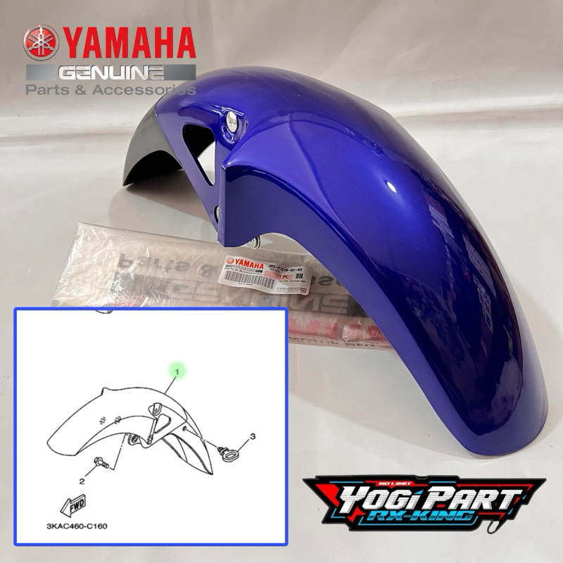 SPAKBOR DEPAN RXKING RXS RXK RXZ BIRU ORIGINAL