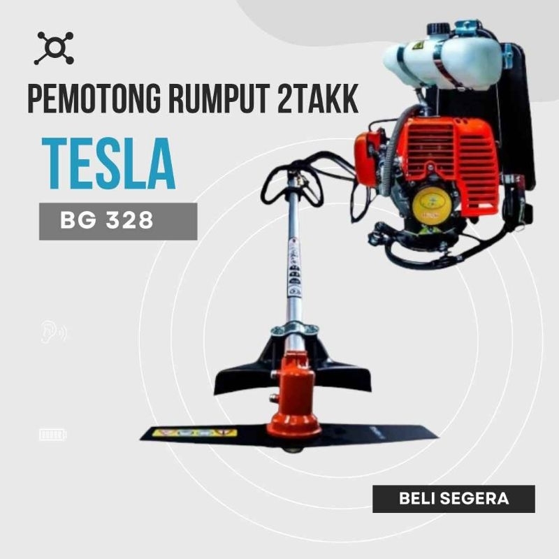 MESIN PEMOTONG RUMPUT TESLA / MESIN BABAT 2TAKK / MESIN PEMOTONG RUMPUT TESLA
