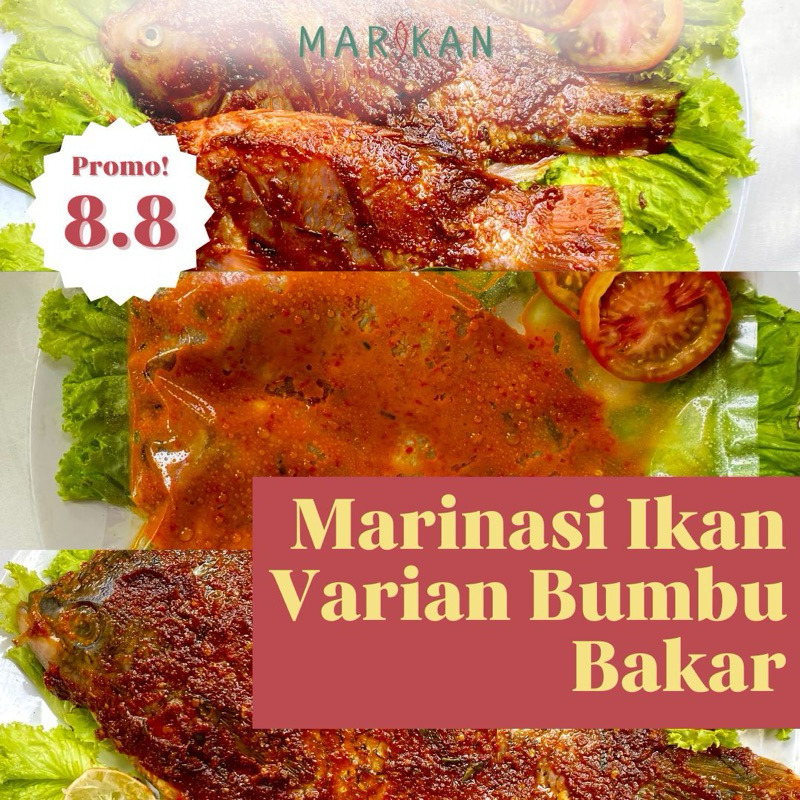 

Ikan Marinasi Siap Masak Varian Bumbu Bakar [Gurame dan Nila] [Frozen Food]