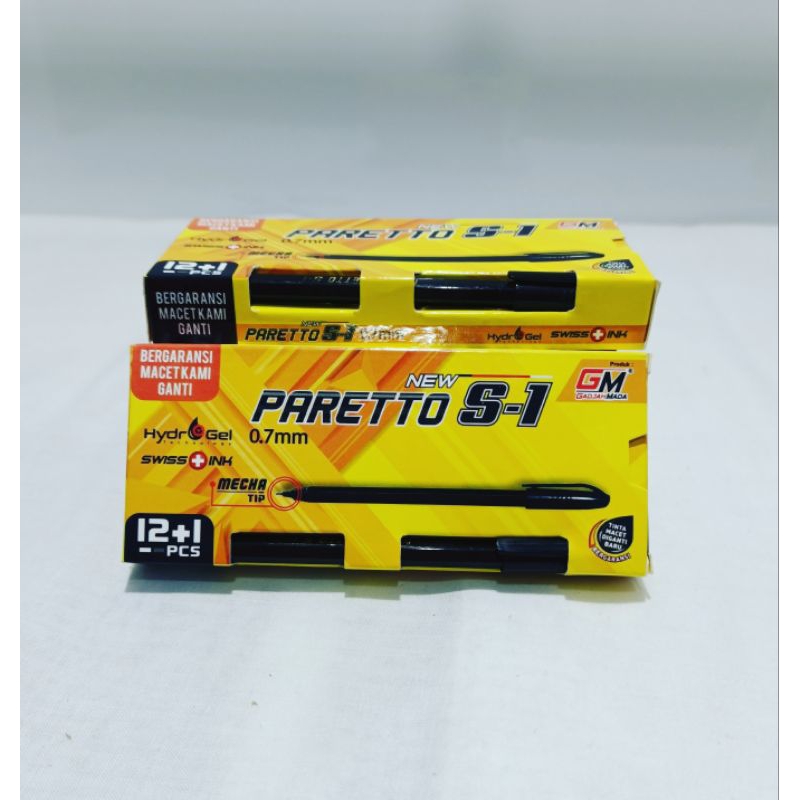 

Pen GM New Paretto S1 Hydro Gel 0.7mm per kotak (13 Pcs)