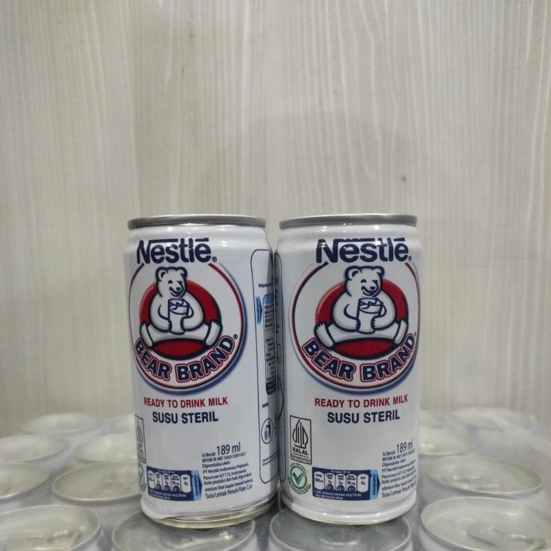

BEAR BRAND Susu kaleng Susu Beruang Susu steril 189 ml