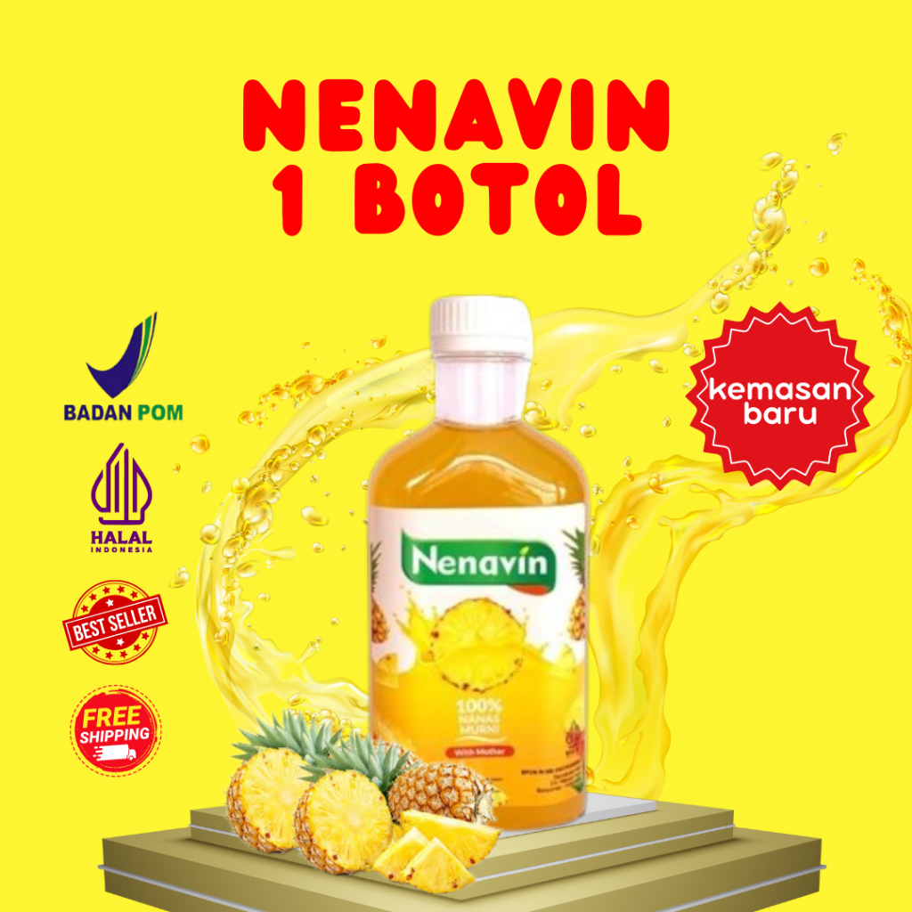 

Nenavin Cuka Nanas 300 ml BPOM