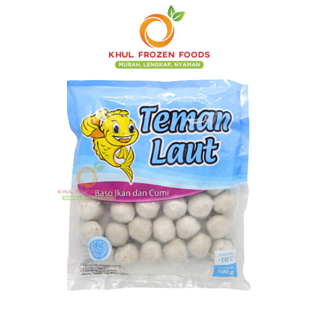 

Teman Laut Bakso Cumi/ Bakso Cumi/ Bakso Frozen/ Bakso cumi beku 500gr