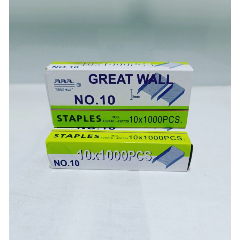 

isi staples Great Wall No 10 (per box)