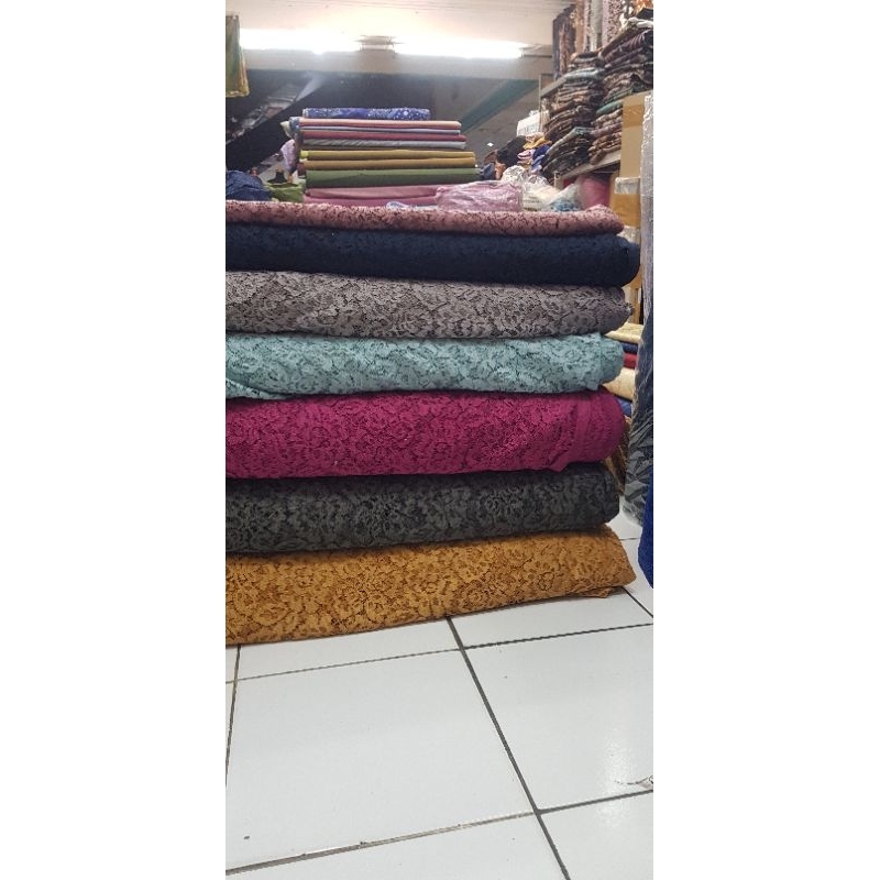 Asia Textile~Brokat Lace Delvano promo murah