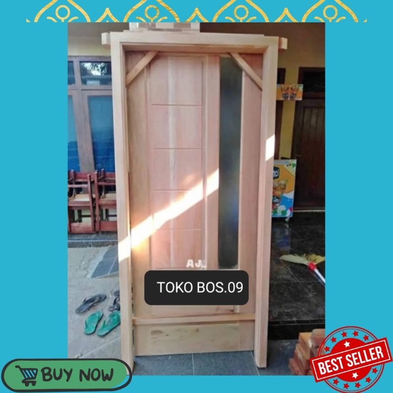 Pintu+Kusen Rumah Model Lis Kaca Pintu Depan Pintu Kamar Minimalis