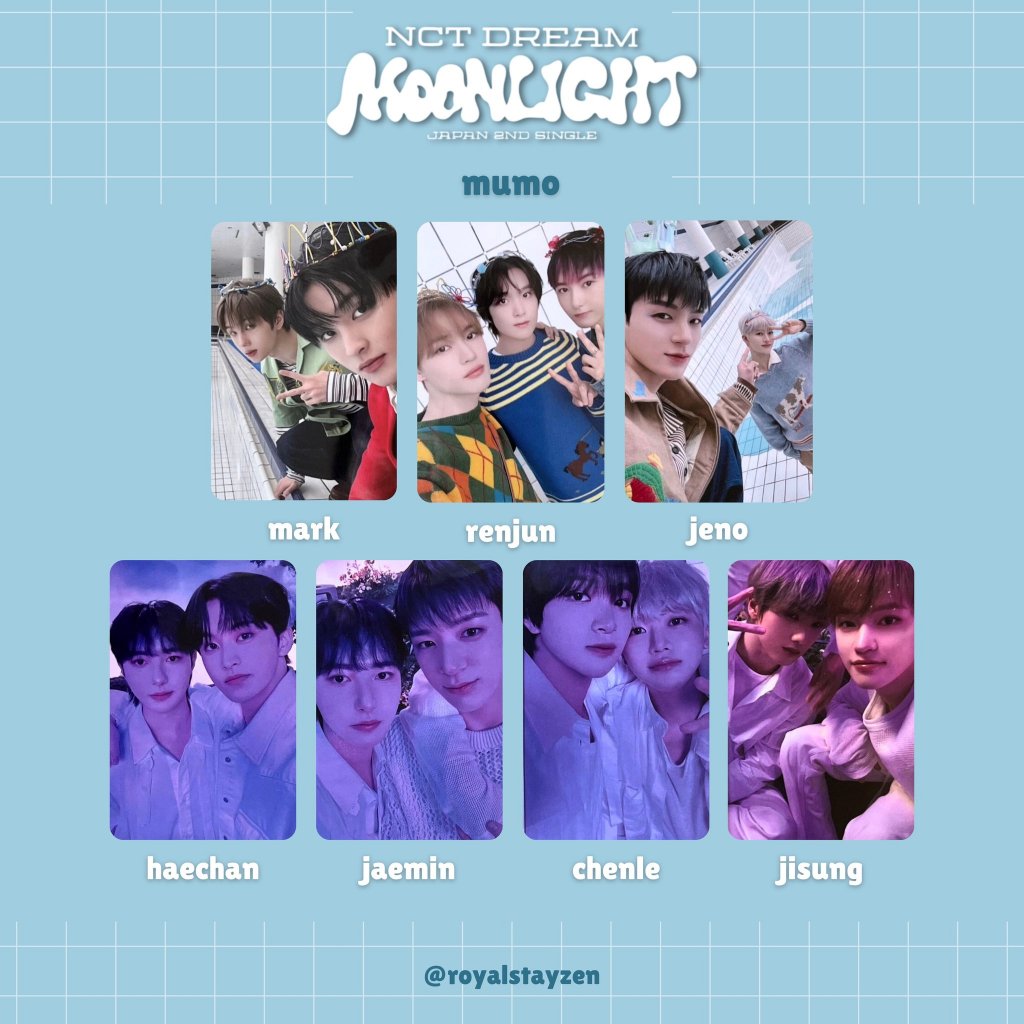 PC NCT DREAM MUMO MOONLIGHT NOMIN NOREN MARKSUNG NAHYUCK MARKSUNG CHENJI