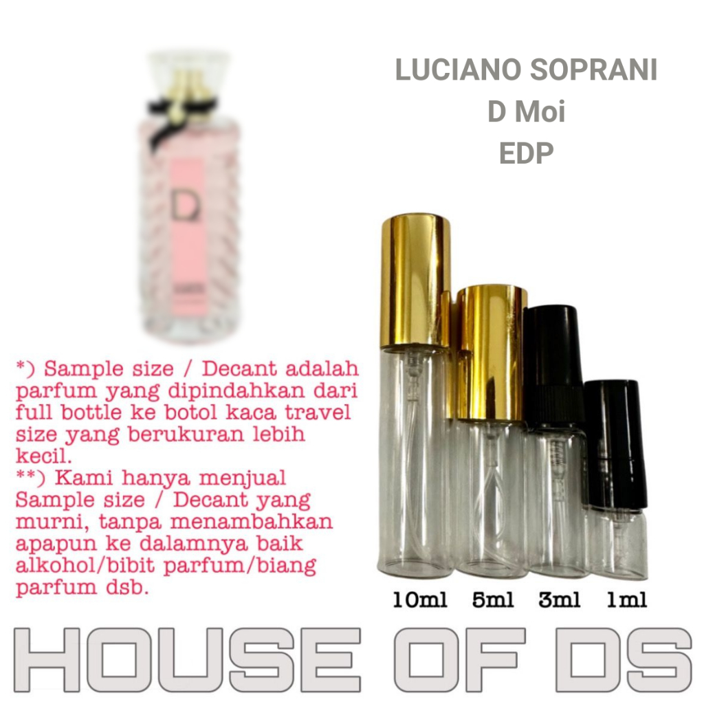 Decant Luciano Soprani D Moi EDP 2ml/3ml/5ml/10ml