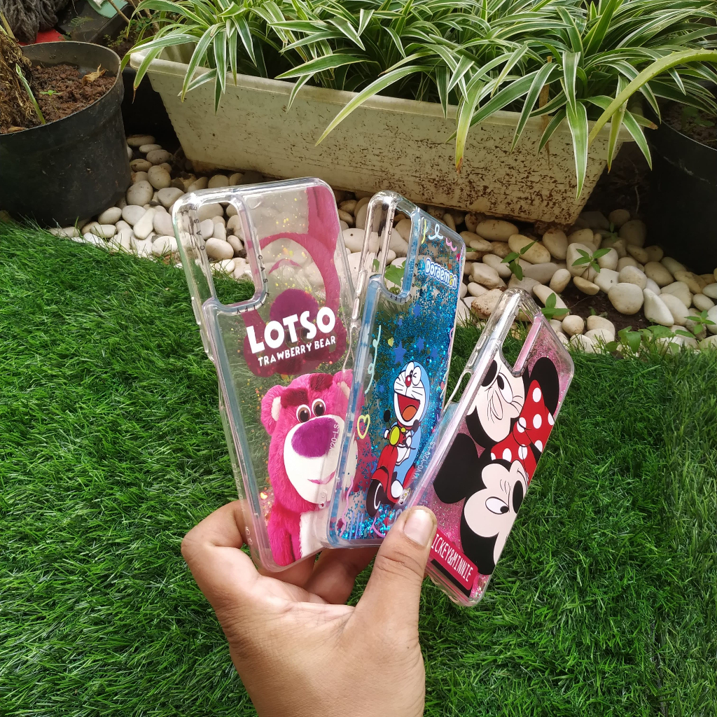 Casing Vivo V2027 V2029 Y20 Fuze Case Clear Camera Protection Vivo Y20i Y20s V2026 V2032 Glitter Cas