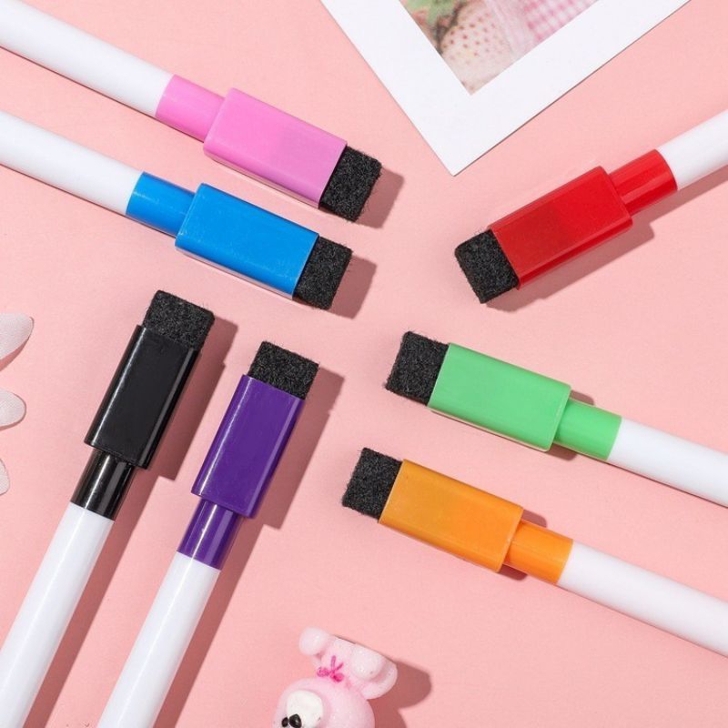 

1 Buah Spidol Tinta Warna Warni Papan Tulis Anak Spidol Erasable Whiteboard Marker Wipe Clean