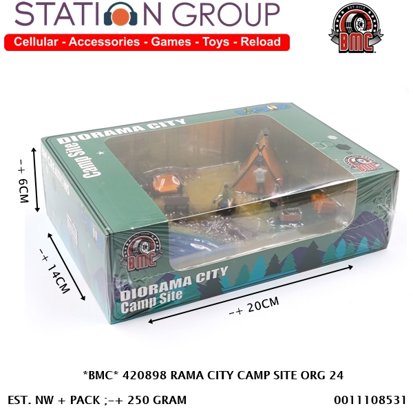 BMC 420898 420904 DIORAMA CITY CAMP SITE 24 - DIORAMA DIECAST