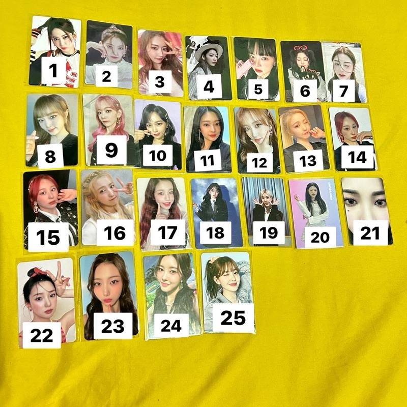 Photocard Official Le Sserafim IZ*ONE IZONE aespa Kep1er Sakura Yunjin Minju Chaewon Yujin Hitomi Ch