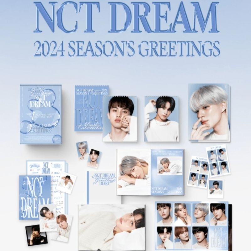 ( READY INA ) season's greetings nct dream 2024 with pob yes24 official member set mark haechan jisu