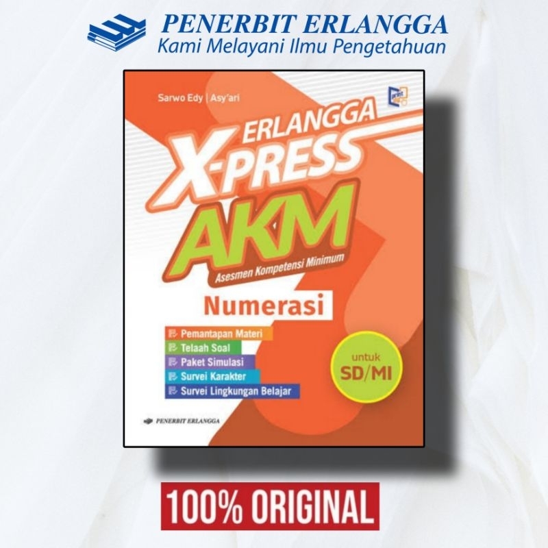 Erlangga Xpress AKM Numerasi untuk SD / MI - Penerbit Erlangga