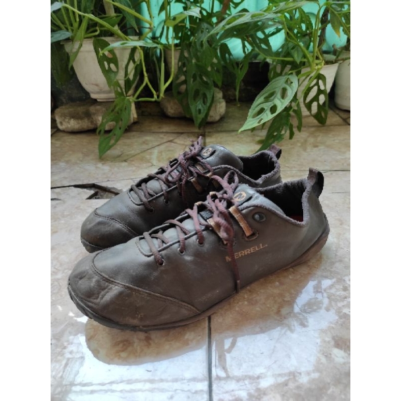 Sepatu MERRELL Tough Glove Brown Original Second