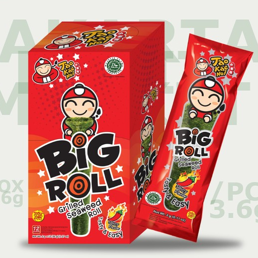 

TAO KAE NOI BIG ROLL SPICY GRILLED SQUID FLAVOUR 3G 1 PACK