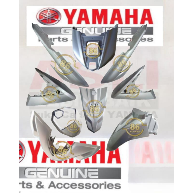 Cover body halus Yamaha Soul GT125 Original Silver