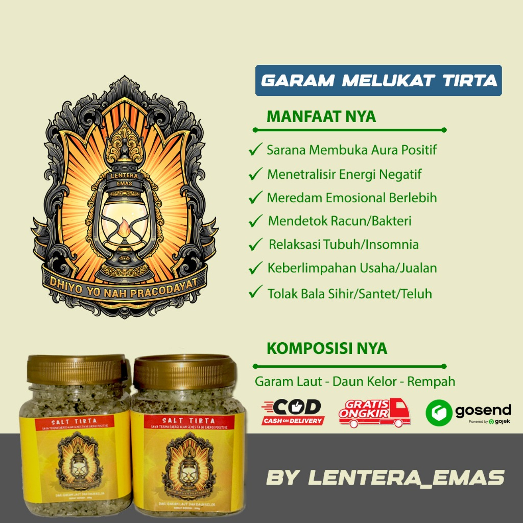 

GARAM MELUKAT TIRTA V2 RUQYAH ORIGINAL 100% TERLARIS