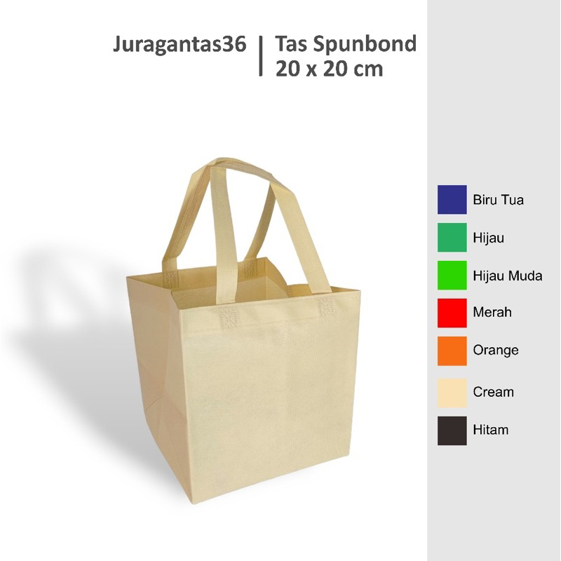 

Tas Hajatan 20x20 cm / Tas Box Nasi / Tas Spunbond