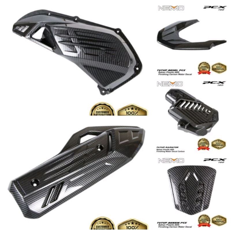 Variasi Honda PCX 160 Carbon Nemo