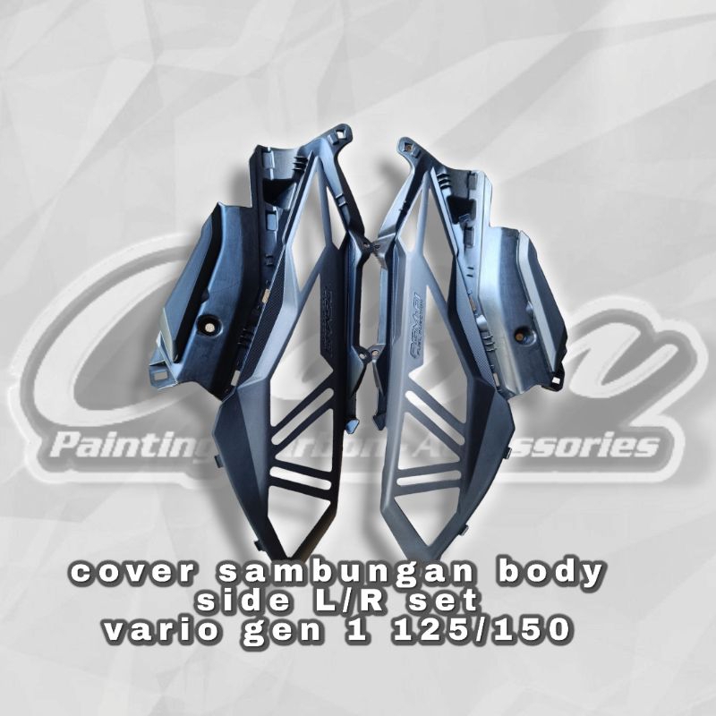 cover body sambung SIDE mesin toll box set L/R VARIO gen 1 125 150 led new 2018 2019 2020 2021 2022 
