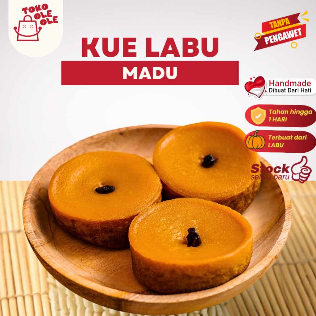 

Kue Lumpur Kue Labu Madu Asli Cokelat Keju Handmade Kue Basah Original 1 BOX