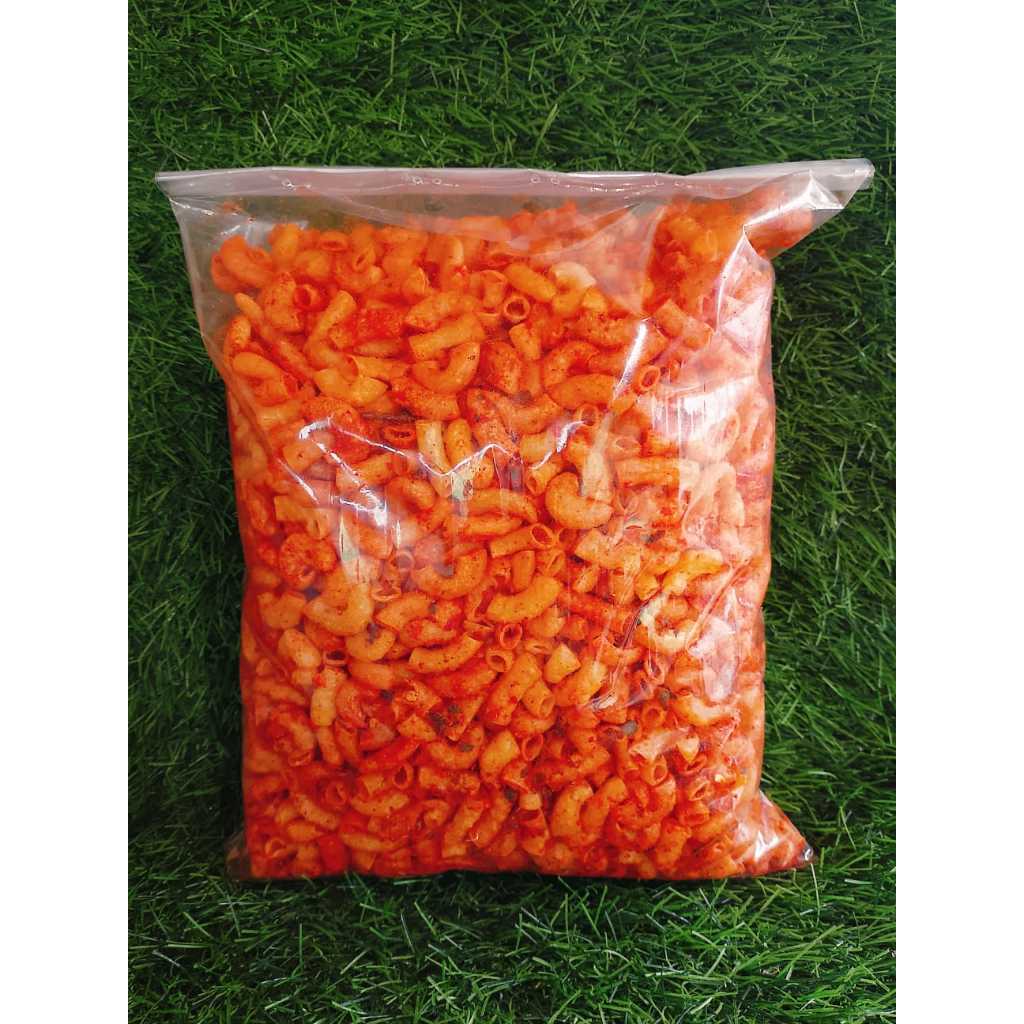 

makaroni pipa kriuk pedas manis balado daun jeruk isi 1kg