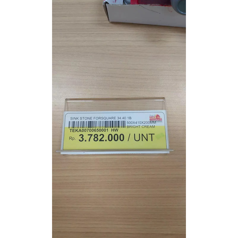 

Price Tag Akrilik Custom