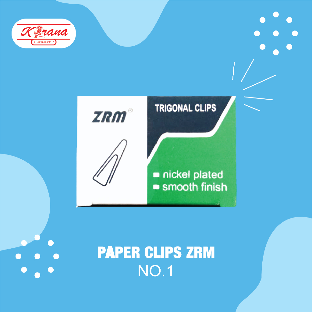 

Trigonal Paper Clips ZRM NO.1 / Penjepit Kertas