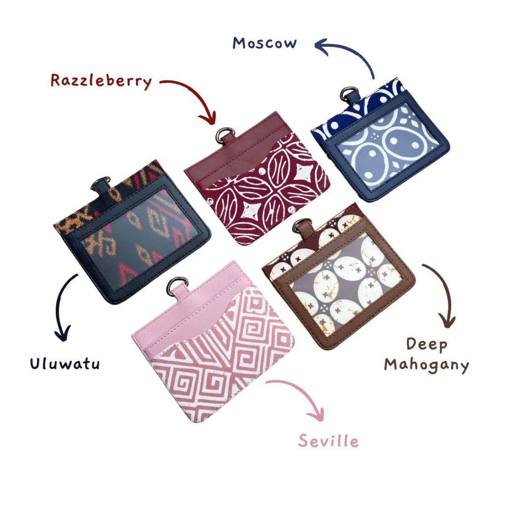 

Bukuku Nametag ID Card Lanyard Batik Easy Monday