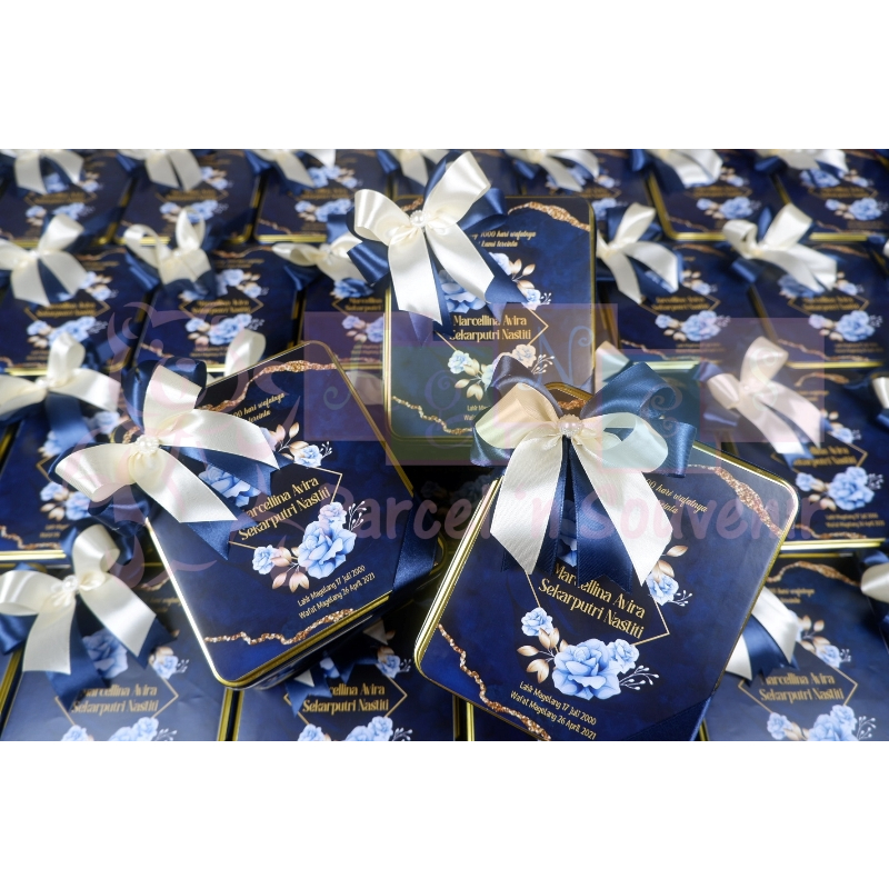 

Tin persegi custom FREE design ukuran 17x14x9