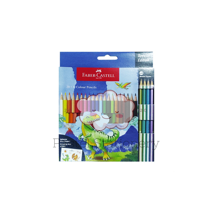 

Pensil Warna Faber-Castell 24 Colors Dino Special Edition - Color Pencil 24 Colour